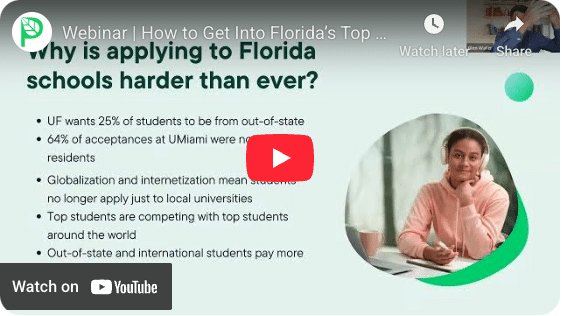 How to Get Into Florida’s Top Universities: UF, FSU, UM